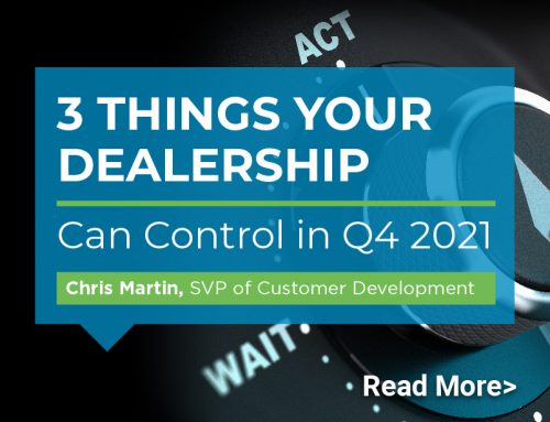 3 Things Your Dealership Can Control