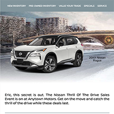 Nissan Thrill of the Drive Winter