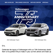 Volkswagen – 75th Anniversary Sales Event_Thumbnail