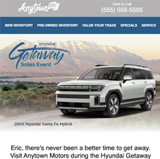 Hyundai – Getaway Sales Event_Thumbnail