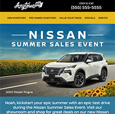 Nissan — Summer Sales Event Thumbnail